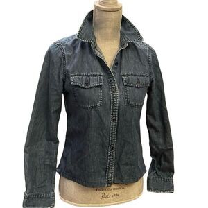 BANANA REPUBLIC DENIM SHIRT SIZE S